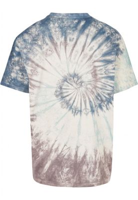 Oversize batikmönstrad T-shirt herr