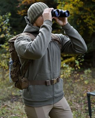 Tactical zipped hoodie