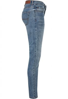 Ladies Mid Waist Skinny Jeans