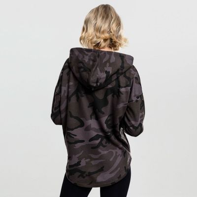 Oversized camo hoodie