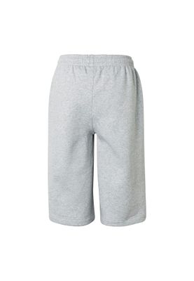 Långa mjukisshorts för dam – ljusgrå melerad