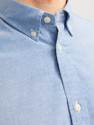 Oxford skjorta slim fit herr
