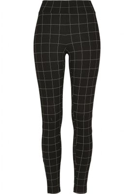 High leggings with checkered pond