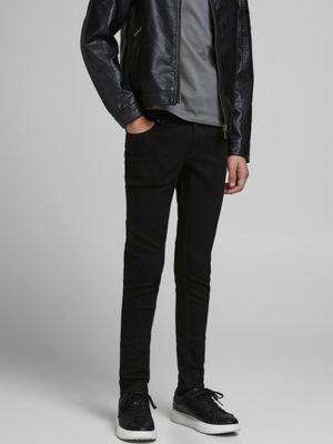 Black skinny fit jeans JJ children