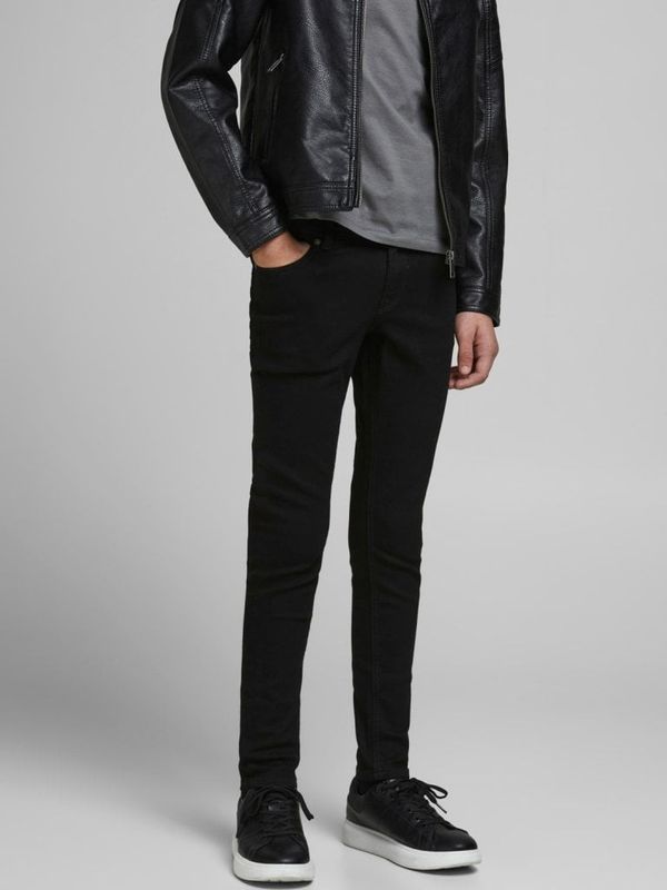 Sort skinny fit jeans JJ børn