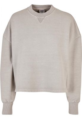Ladies Heavy Terry Garment Dye Crewneck
