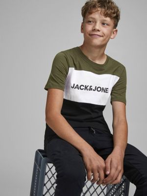 Trefärgad Jack And Jones T-shirt barn