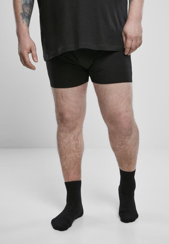 2-pack bokser shorts grå/sort
