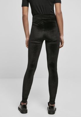 Ladies High Waist Velvet Leggings