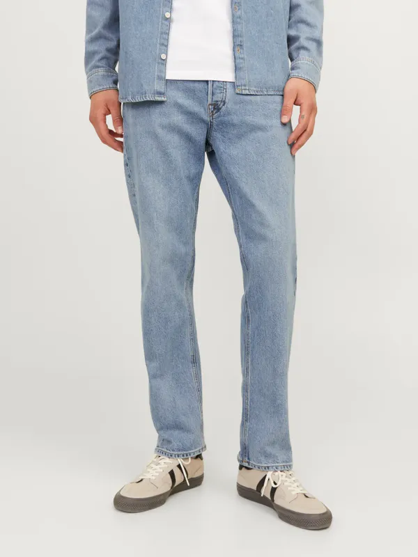 Klassiska ljusblå jeans herr - CHRIS
