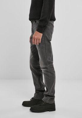 Black stone washed jeans men