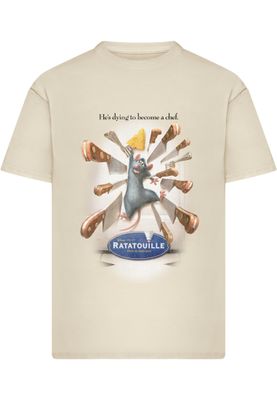 T-shirt för herr i bomullsjersey med – sand