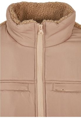 Patched Sherpa Jacket