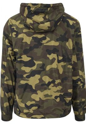 Camo Pull Over Windbreaker