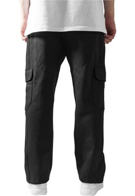 Cargo sweatpants with straight legs