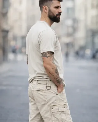 Savage vintage shorts gammalvit
