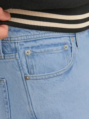 Ljusblå jeans herr loose fit - EDDIE