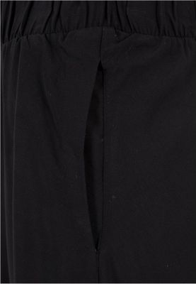 Black long skirt in viscose