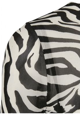 Patterned dress in two layers