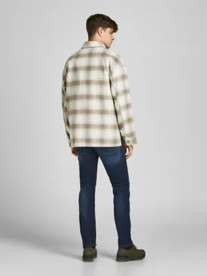 Mörkblå stentvättade jeans herr - CLARK