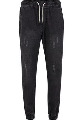 Slim Fit Jogg-jeans för män med dragskoförslutning