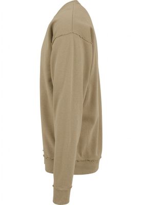 Oversized sweatshirt open edge