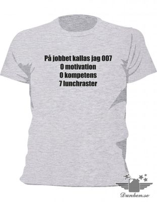 På jobbet kallas jag 007