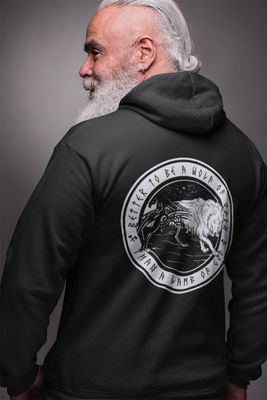 Better to be a wolf of Odin ziphoodie