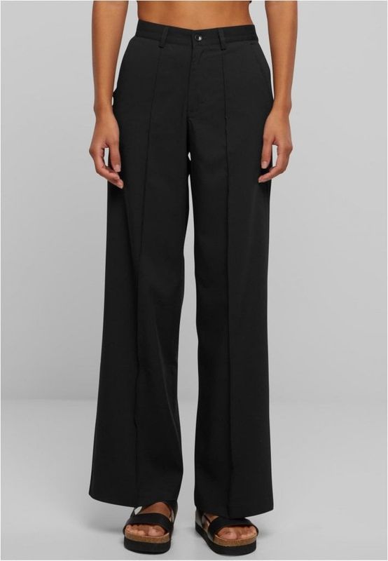 Ladies Wide Pleated Pants