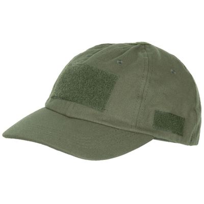 Oliven hætte med velcro