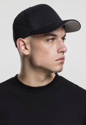 Sort/hvid flexfit cap 5 panel