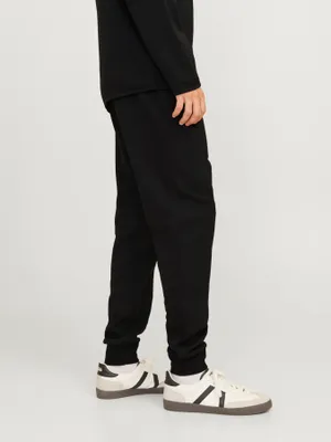 Svart slim fit joggingbyxa