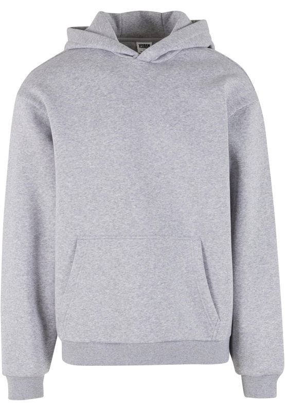 Huvtröja för herr med fluffy – heathergrey