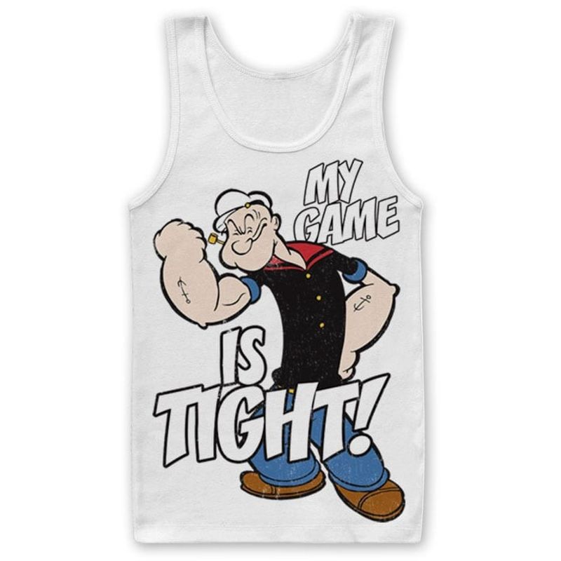 Popeye - The Game Is Tough Tank Top