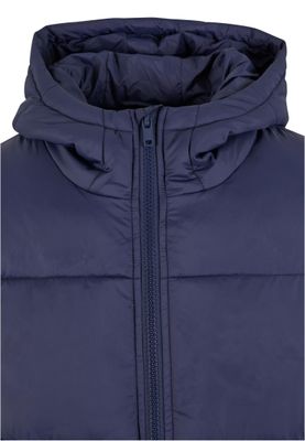 Lång pufferjacka Herr Navy