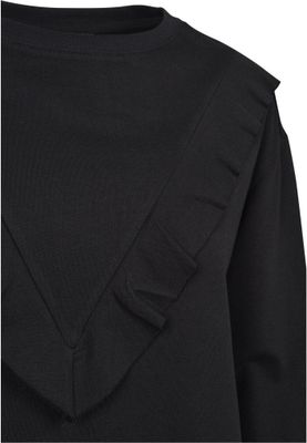 Sweatshirt with long bodice