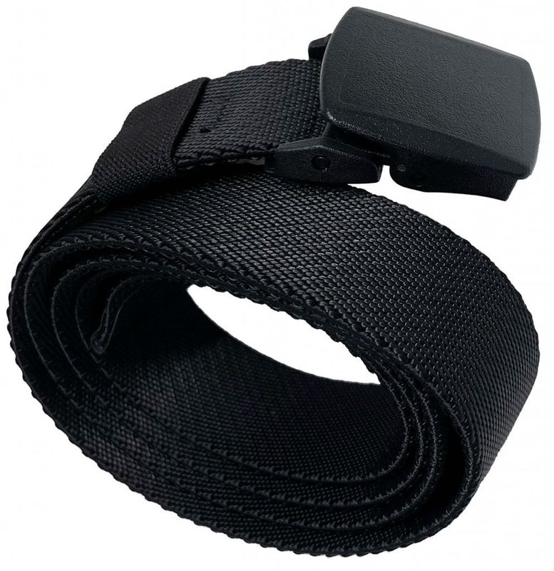 Sort stretch bælte med quick release