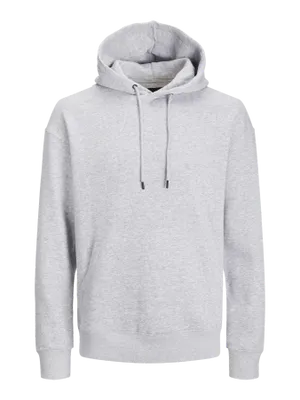Avslappnad Hoodie med Känguruficka