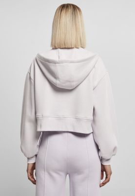 Ladies Short Oversized Zip Jacket