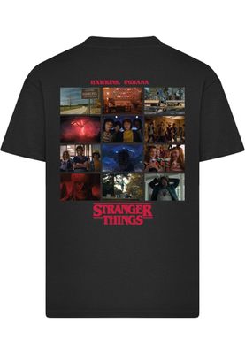 Svart Herr-T-shirt med Stranger Things Motiv