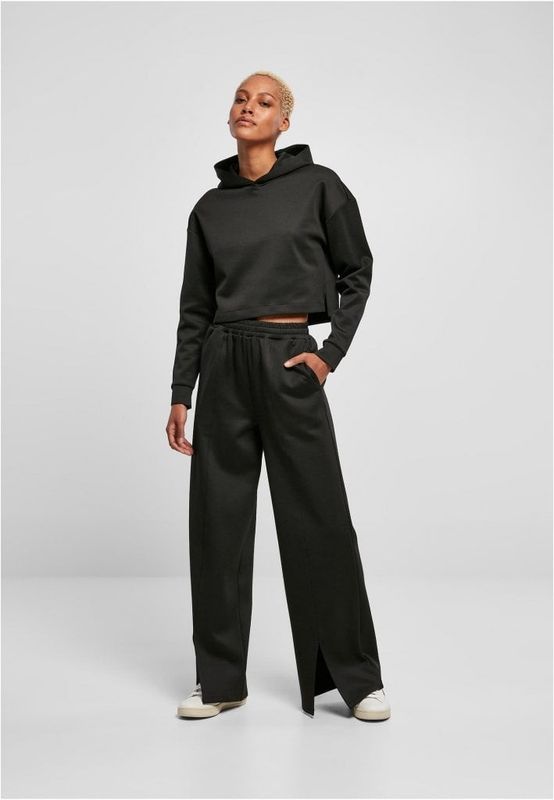 Ladies Short Scuba Hoody