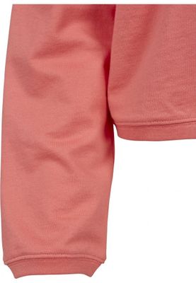 Sweatshirt with long bodice