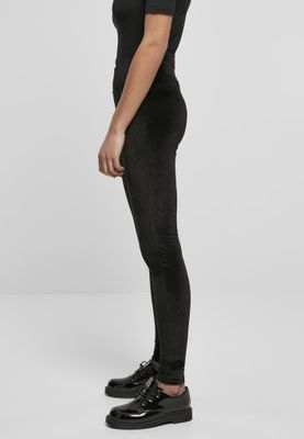 Ladies High Waist Velvet Leggings