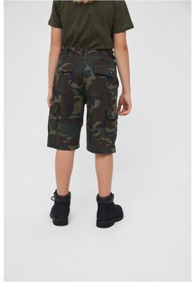 BDU shorts children - woodcamo