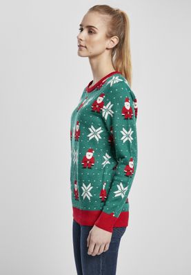 Grøn juletrøje med alvedame