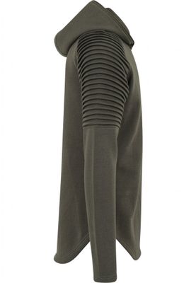 Pleated hoodie