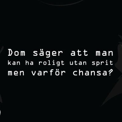Roligt utan sprit