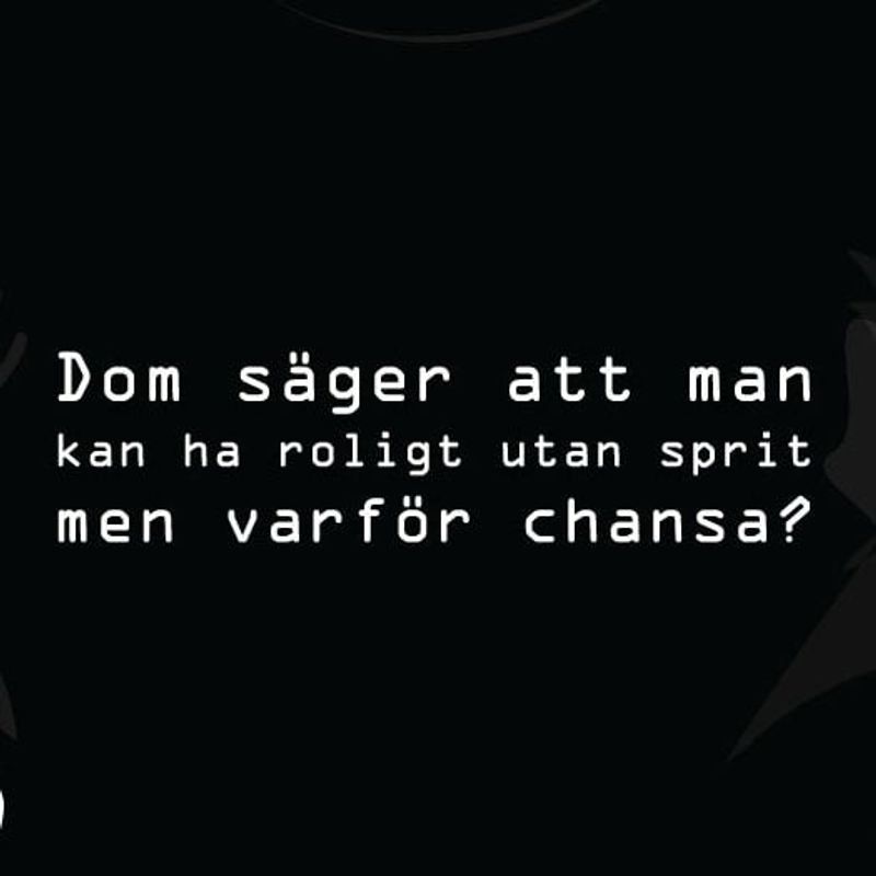 Roligt utan sprit