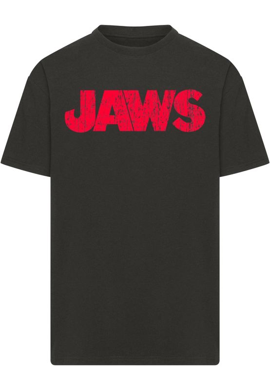 Jaws Distressed Logo T-shirt – svart