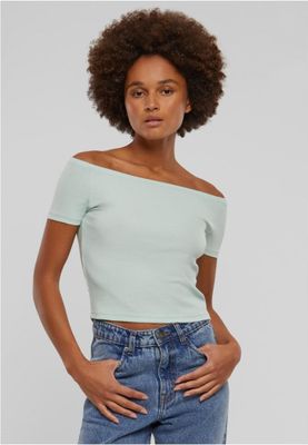 Belly shirt with open shoulders